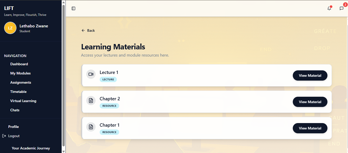 Module Management Screenshot